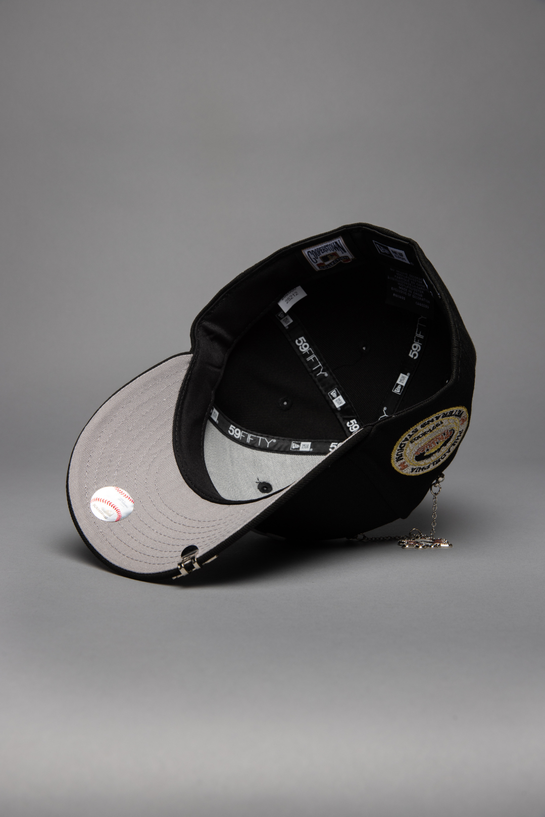 NEW ERA EXCLUSIVE 59FIFTY BLACK PHILADELPHIA PHILLIES W/ VETERANS STADIUM SIDE PATCH