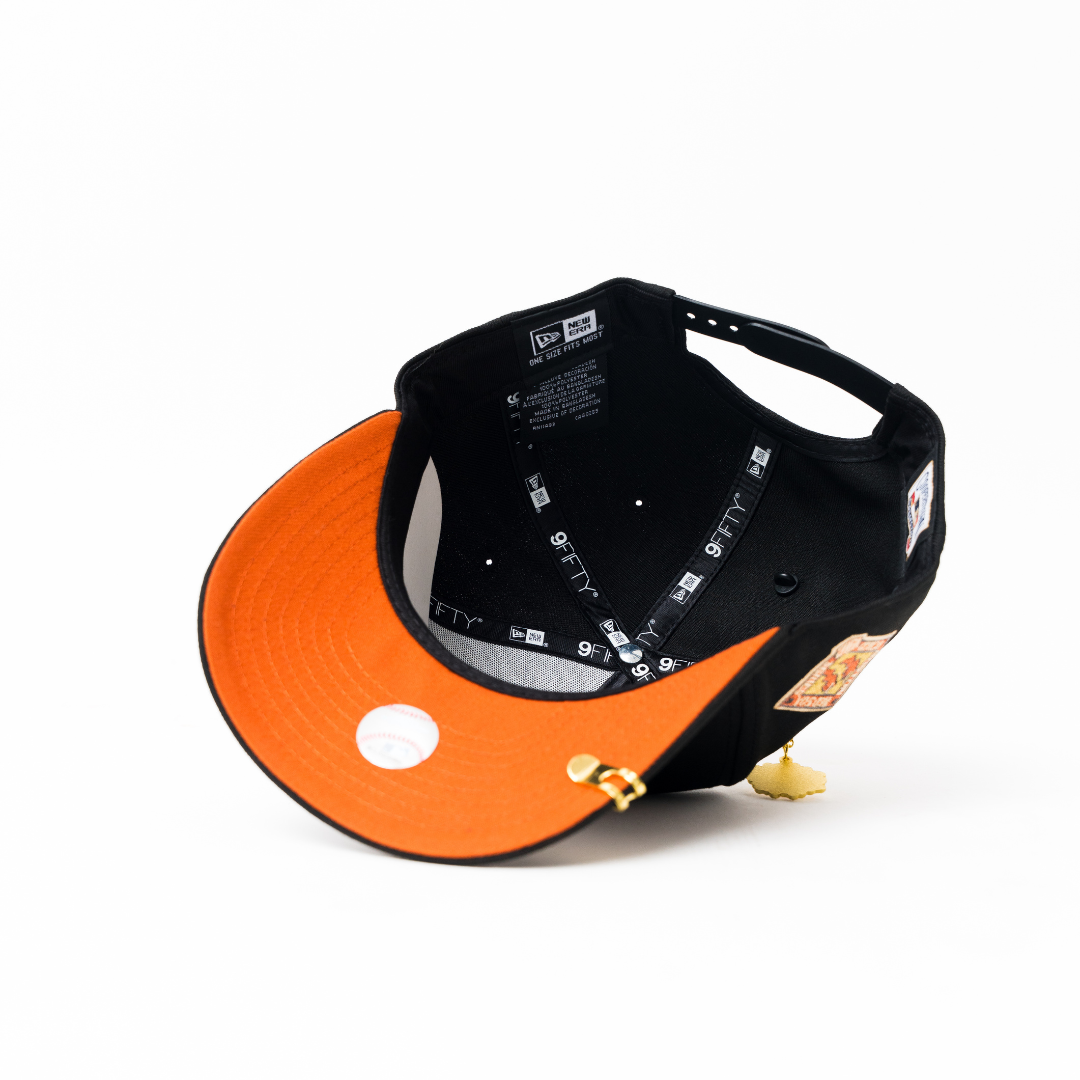 NEW ERA 9FIFTY A-FRAME BLACK BOSTON RED SOX SNAPBACK W/ 1912 WORLD SERIES SIDE PATCH