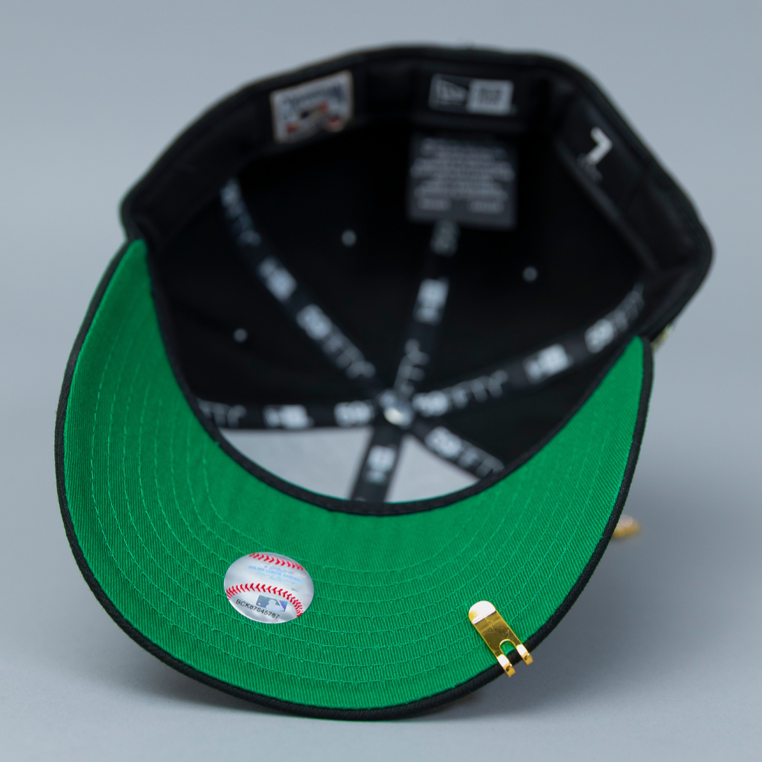 NEW ERA EXCLUSIVE 59FIFTY BLACK UPSIDE DOWN ARIZONA DIAMONDBACKS W/ 1998 INAUGURAL SEASON SIDE PATCH