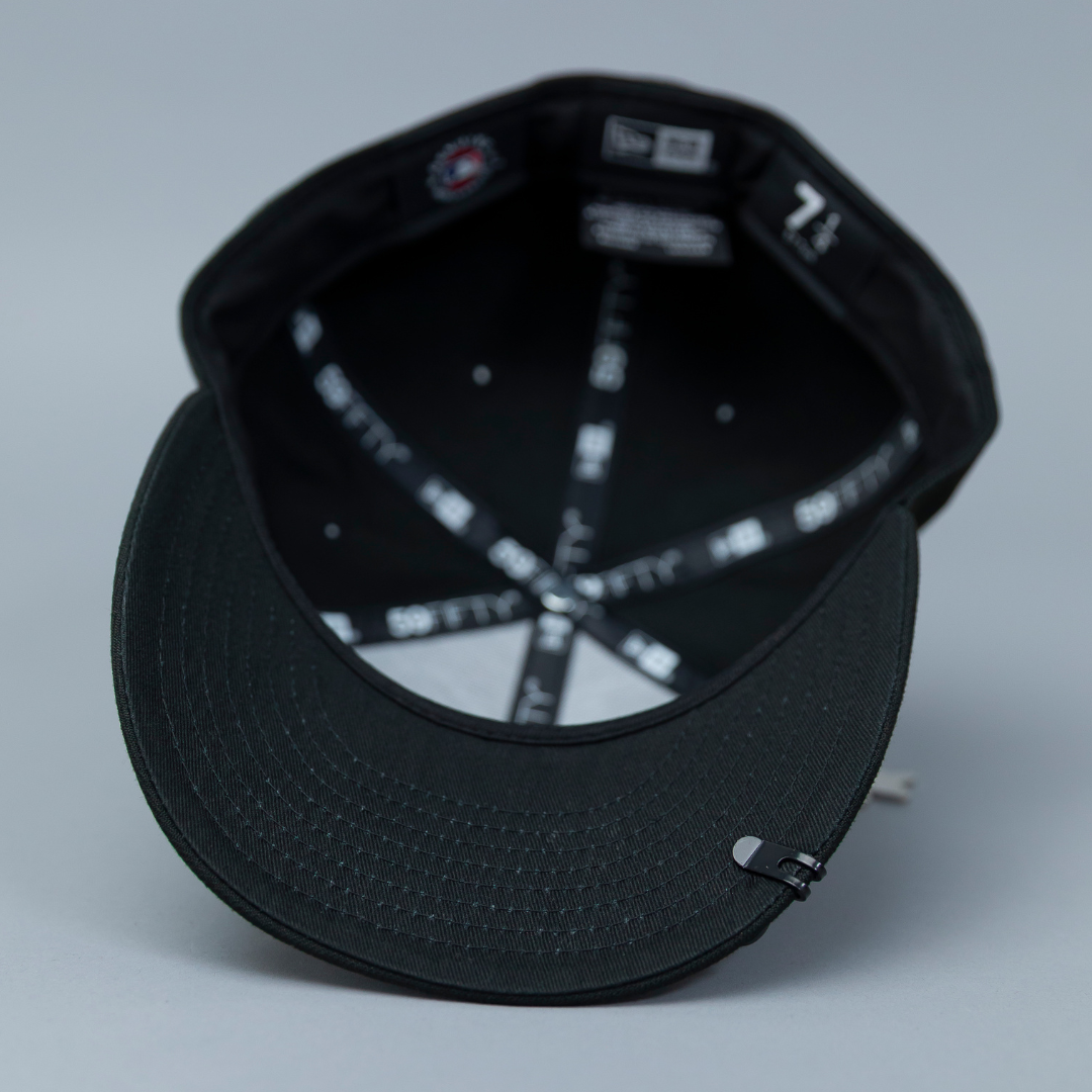 NEW ERA 59FIFTY BLACK ATLANTA BRAVES