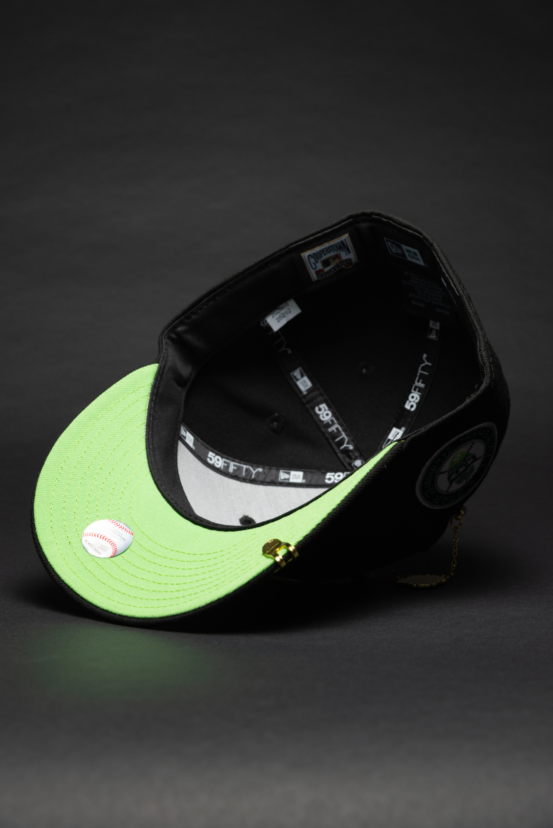 NEW ERA EXCLUSIVE 59FIFTY BLACK DETROIT TIGERS W/ BRIGGS STADIUM SIDE PATCH