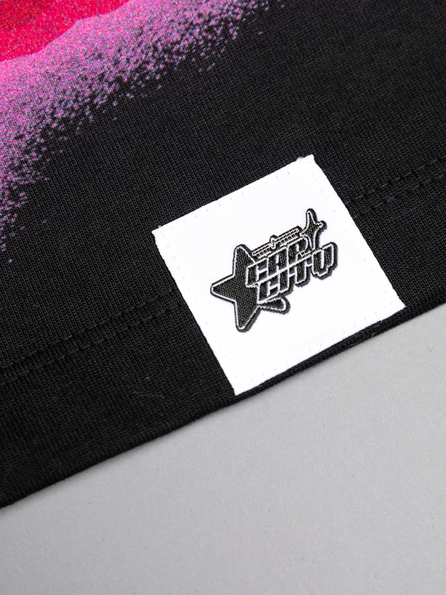 CAP CITY X SHORELINE MAFIA BLACK/PINK AIR BRUSH TEE - UNISEX