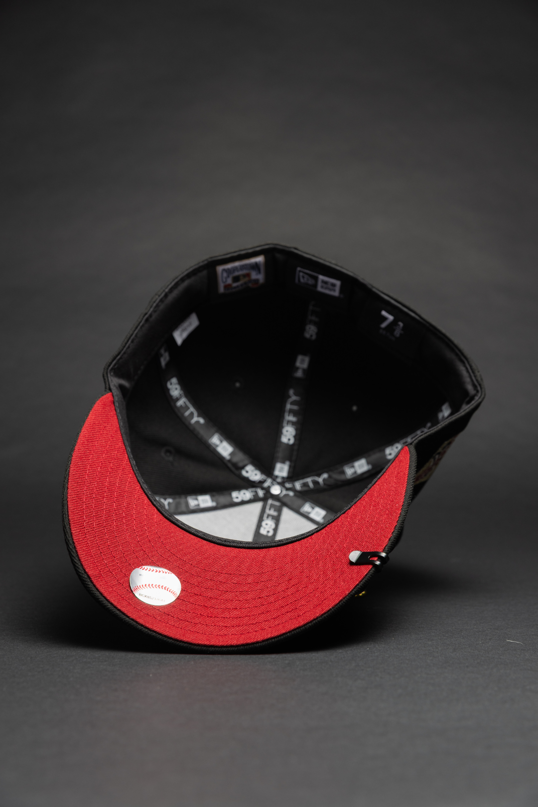 NEW ERA EXCLUSIVE 59FIFTY BLACK OAKLAND ATHLETICS W/ 25TH ANNIVERSARY SIDE PATCH