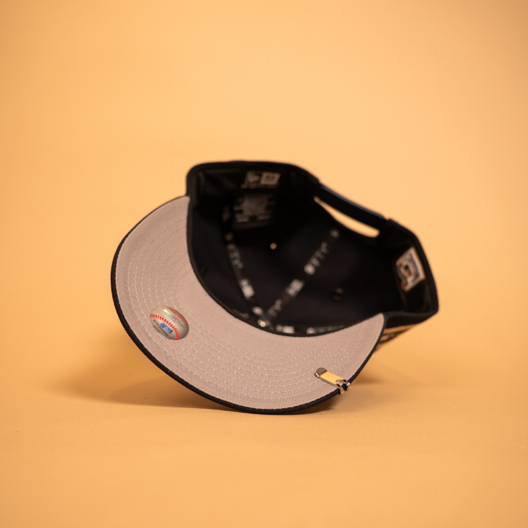 NEW ERA EXCLUSIVE 9FIFTY A-FRAME NAVY PHILADELPHIA PHILLIES SNAPBACK W/ 1993 WORLD SERIES SIDE PATCH