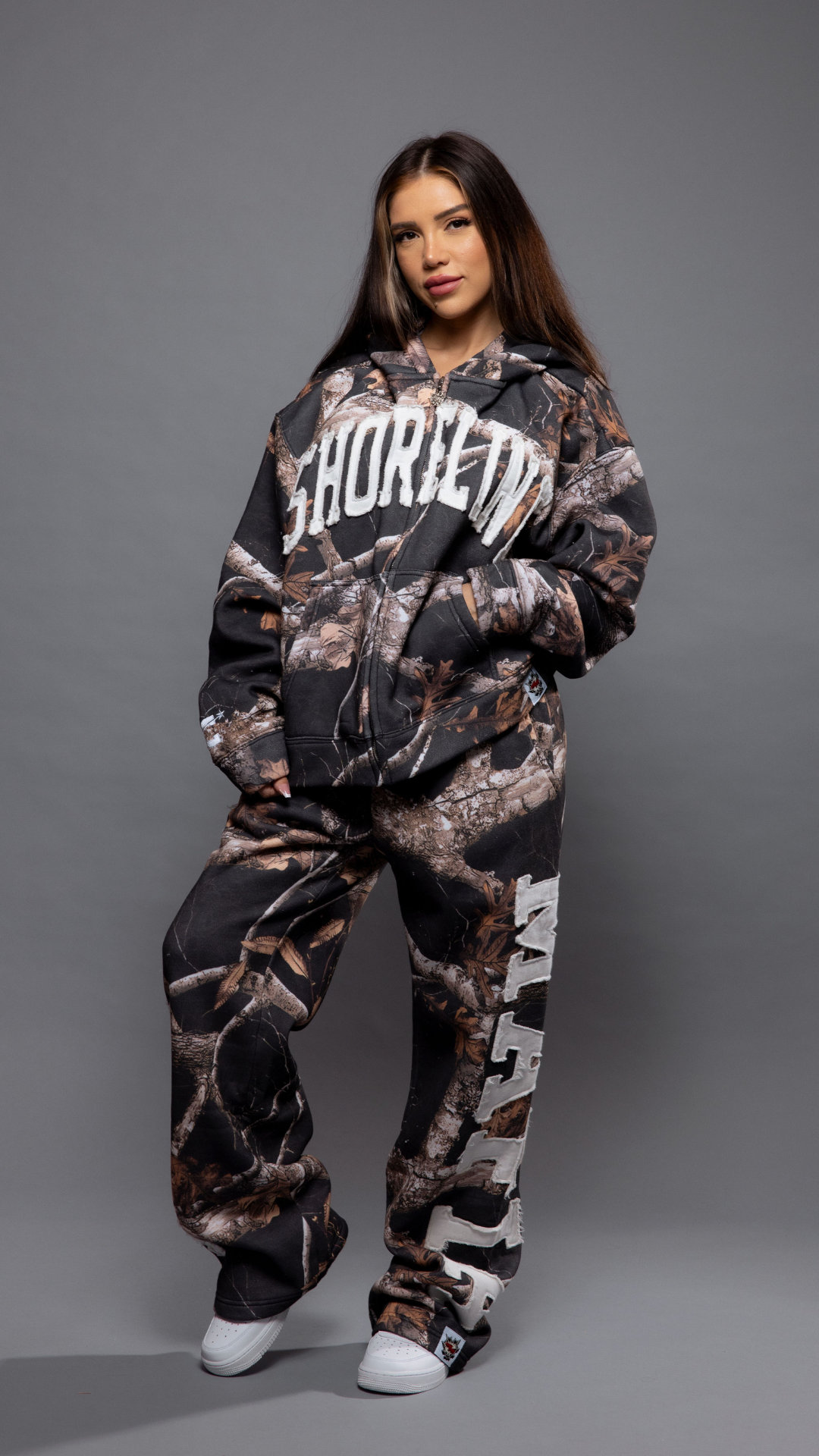 CAP CITY X SHORELINE MAFIA BLACK CAMO PANTS -UNISEX