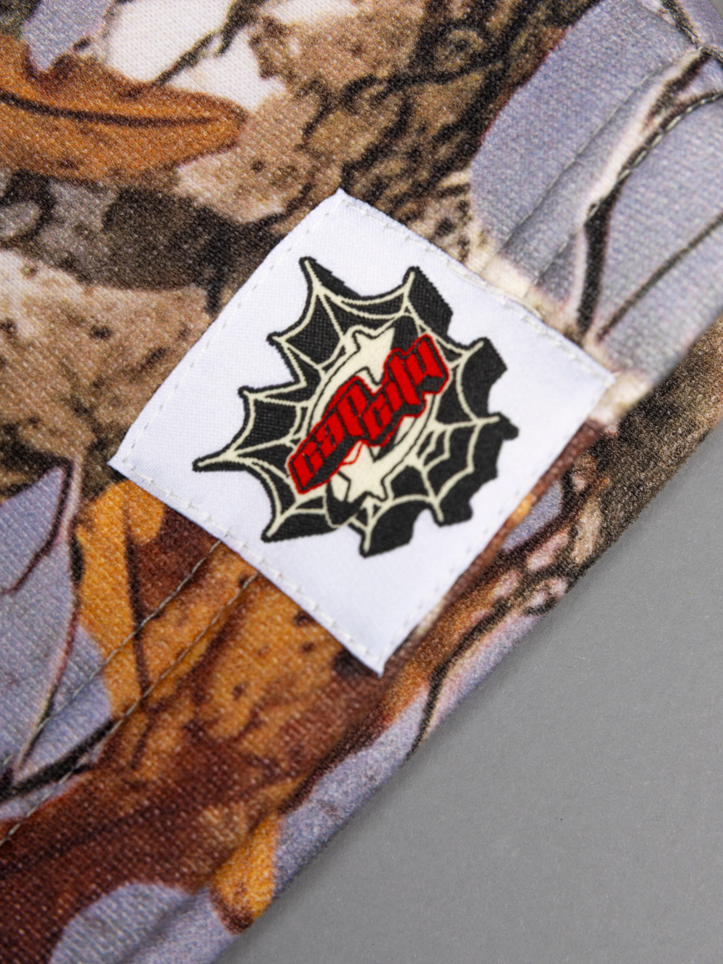 CAP CITY X SHORELINE MAFIA GREY CAMO SHORTS - UNISEX