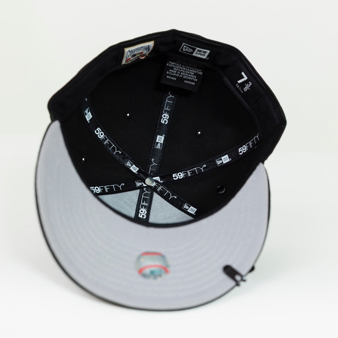 NEW ERA EXCLUSIVE 59FIFTY BLACK PHILADELPHIA PHILLIES W/ 1996 ALL STAR GAME PATCH