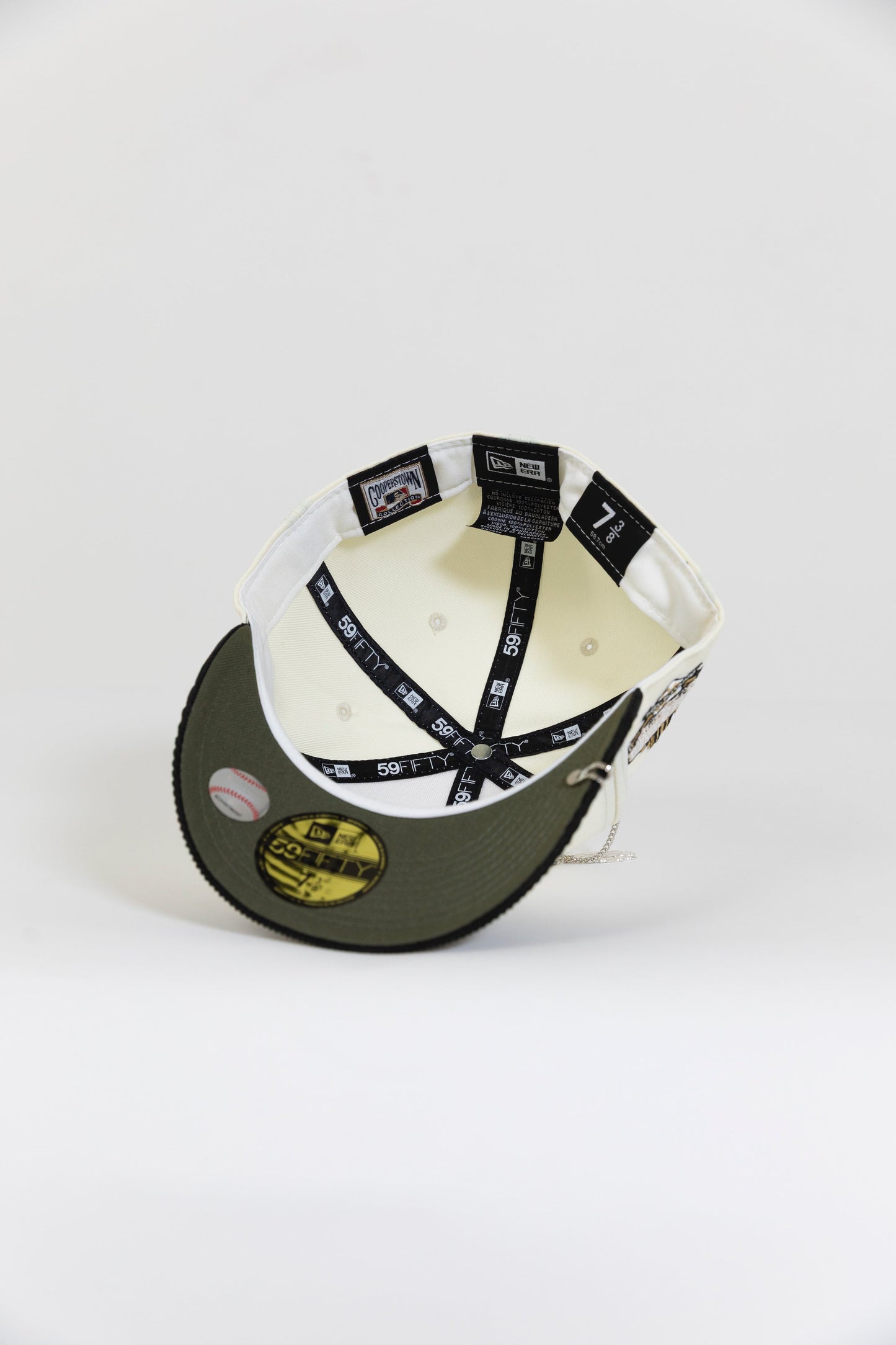 NEW ERA 59FIFTY CHROME/ CORDUROY LOS ANGELES DODGERS W/ 40TH ANNIVERSARY SIDE PATCH