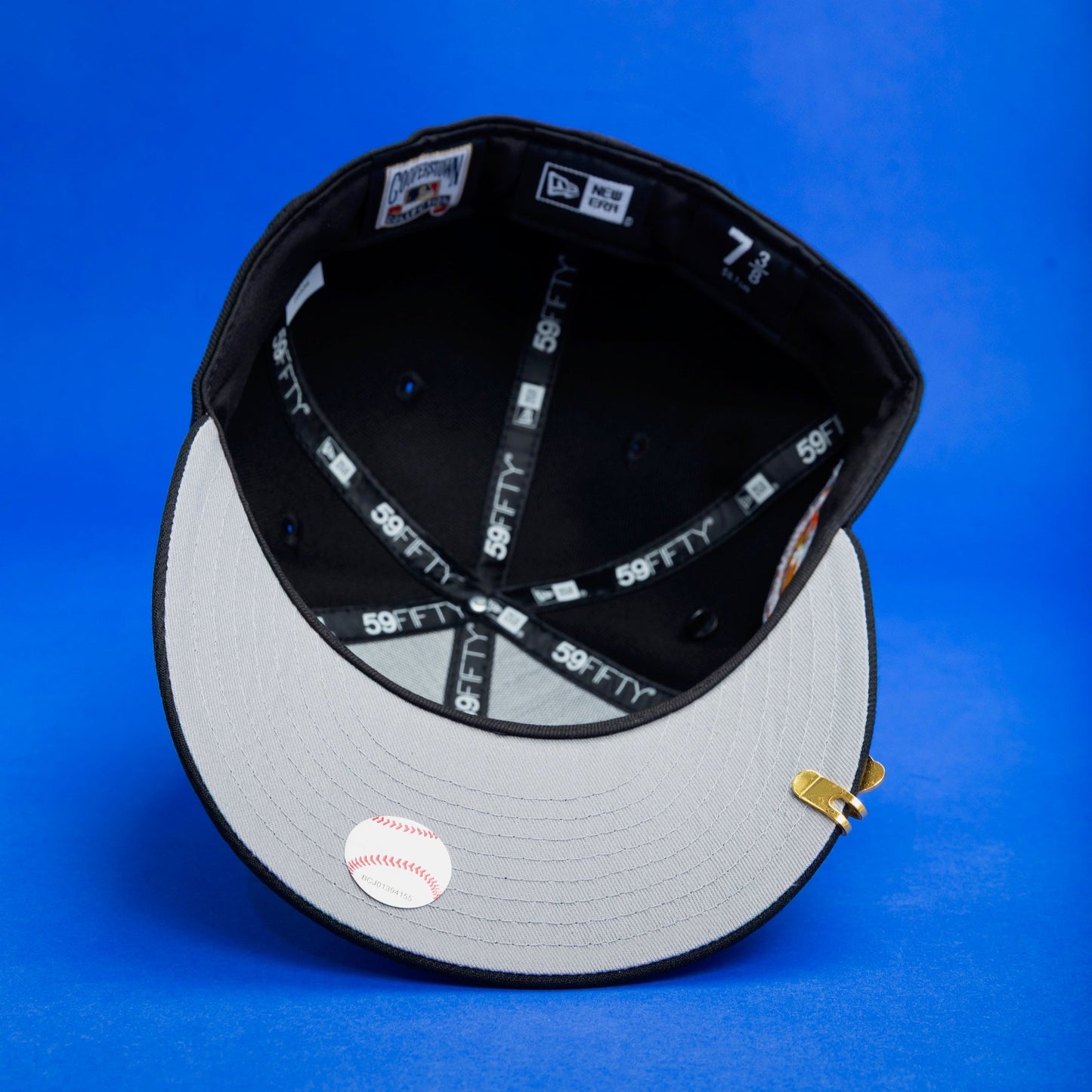 NEW ERA EXCLUSIVE 59FIFTY BLACK HOUSTON ASTROS W/ 45TH ANNIVERSARY SIDE PATCH