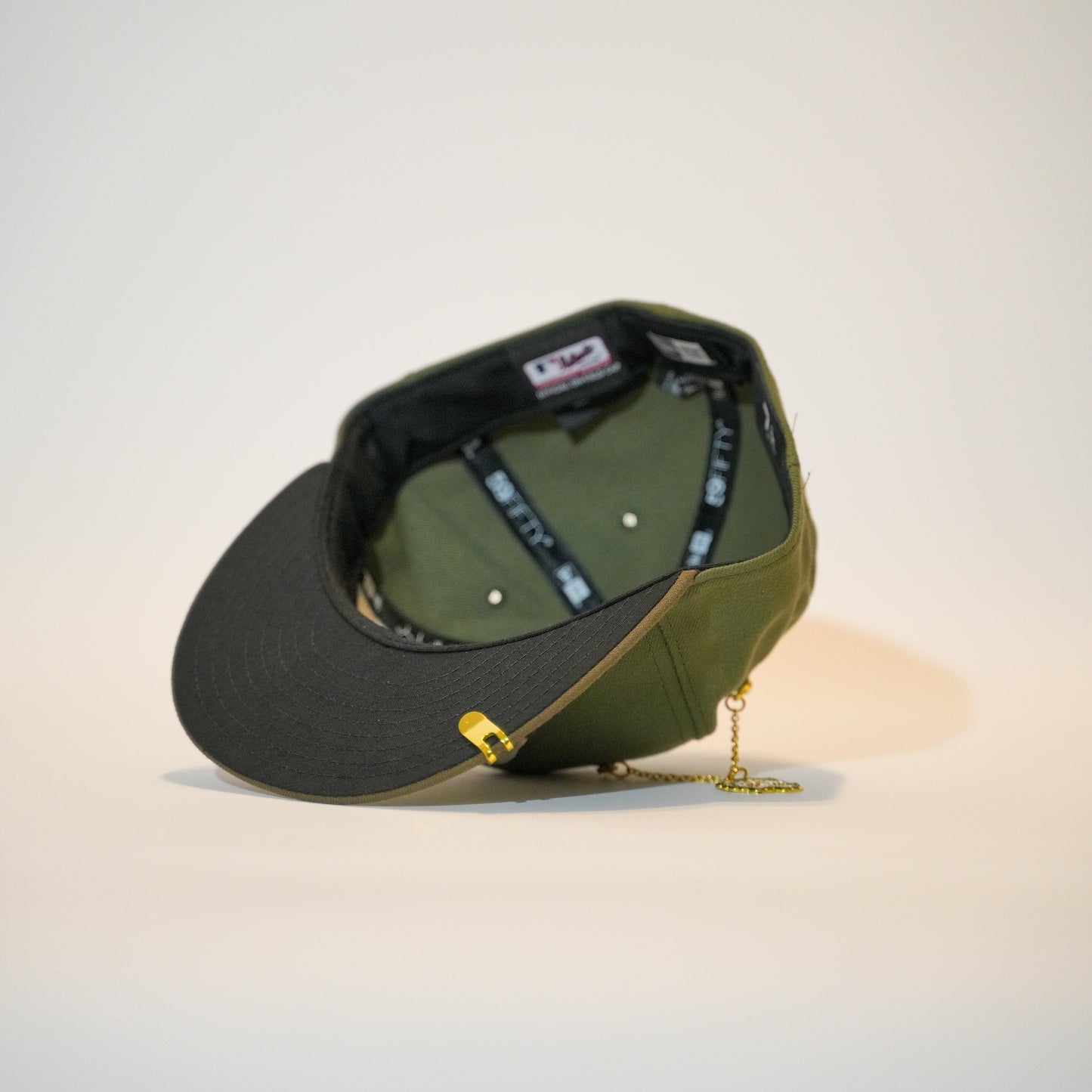 NEW ERA EXCLUSIVE 59FIFTY OLIVE/ BROWN CINCINNATI REDS TWO TONE