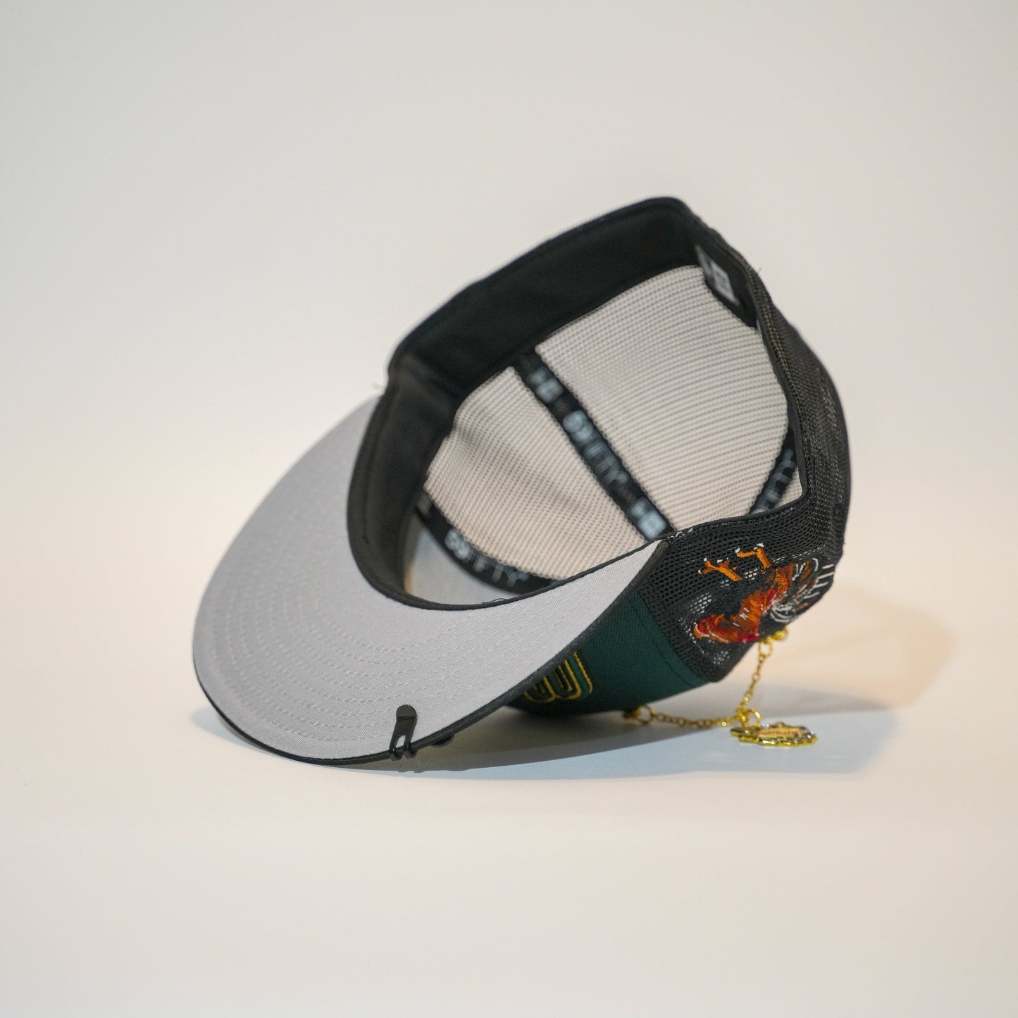 NEW ERA EXCLUSIVE 59FIFTY BROWN MEXICO "EL GALLO" W/ MEXICO FLAG SIDE PATCH