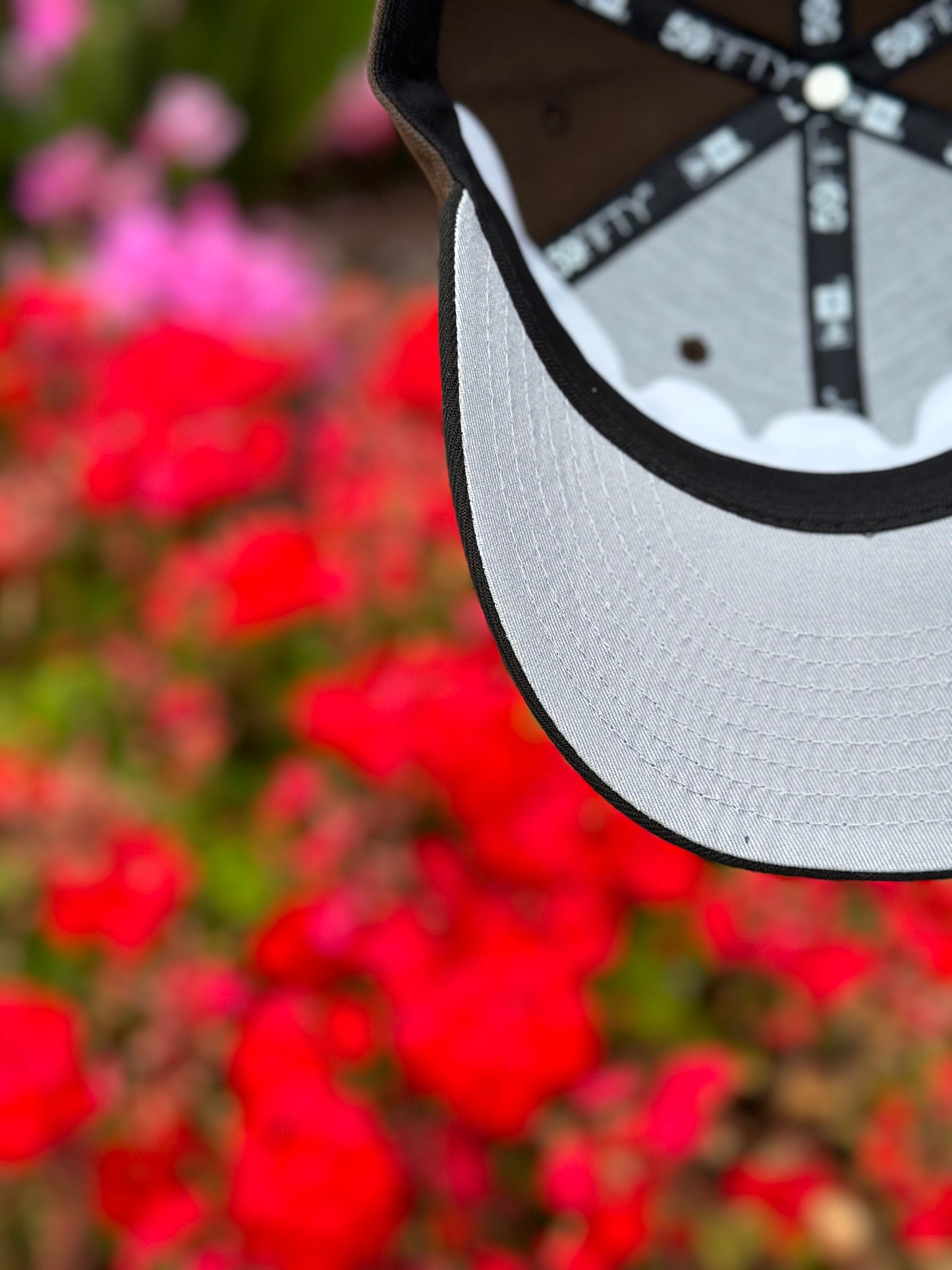 NEW ERA EXCLUSIVE 59FIFTY MOCHA/BLACK "ATLAS DE GUADALAJARA" W/ MEXICO FLAG SIDE PATCH