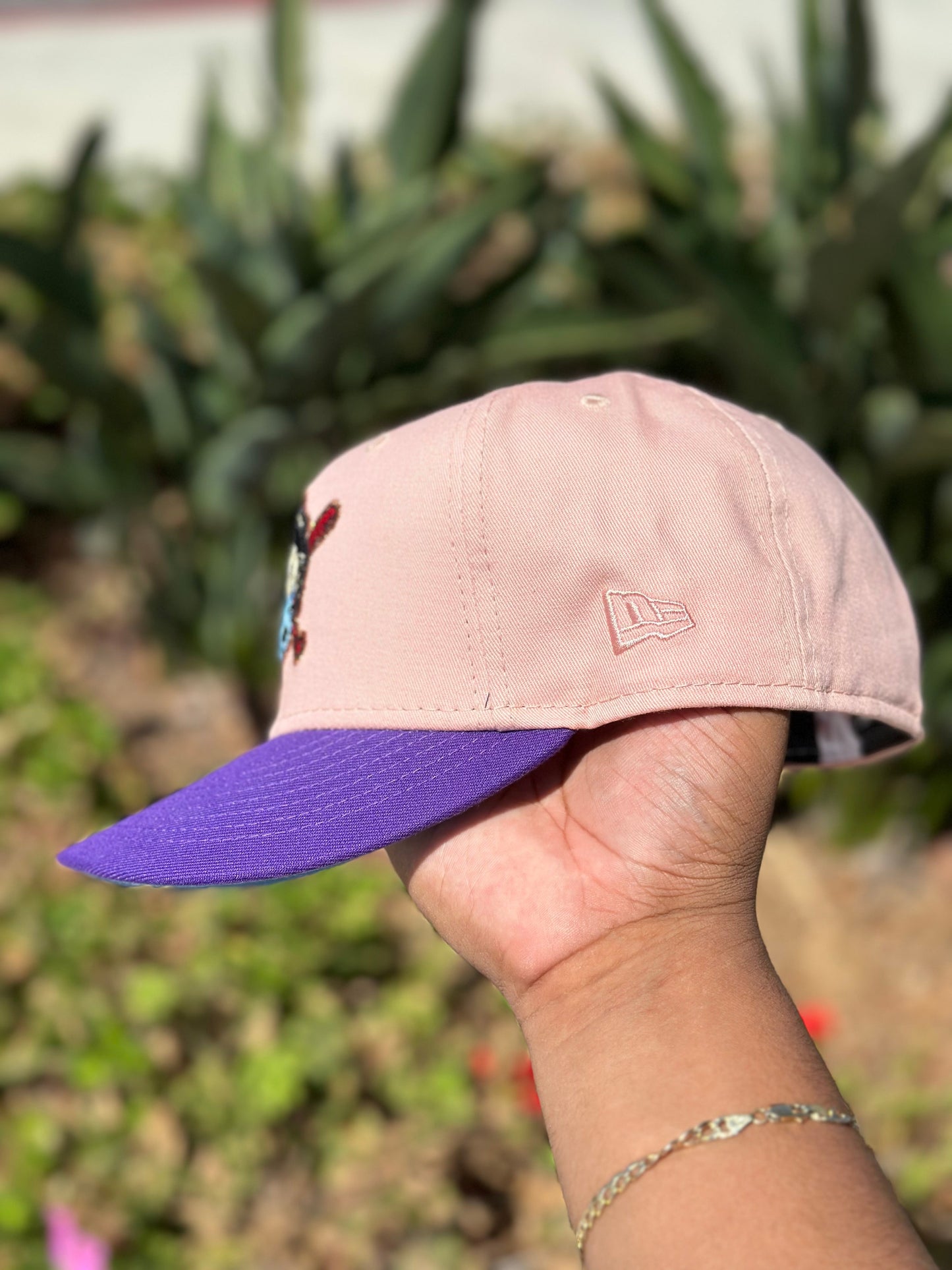 NEW ERA EXCLUSIVE 59FIFTY BLUSH/PURPLE PITTSBURGH PIRATES W/ 1959 ALL STAR GAME PATCH