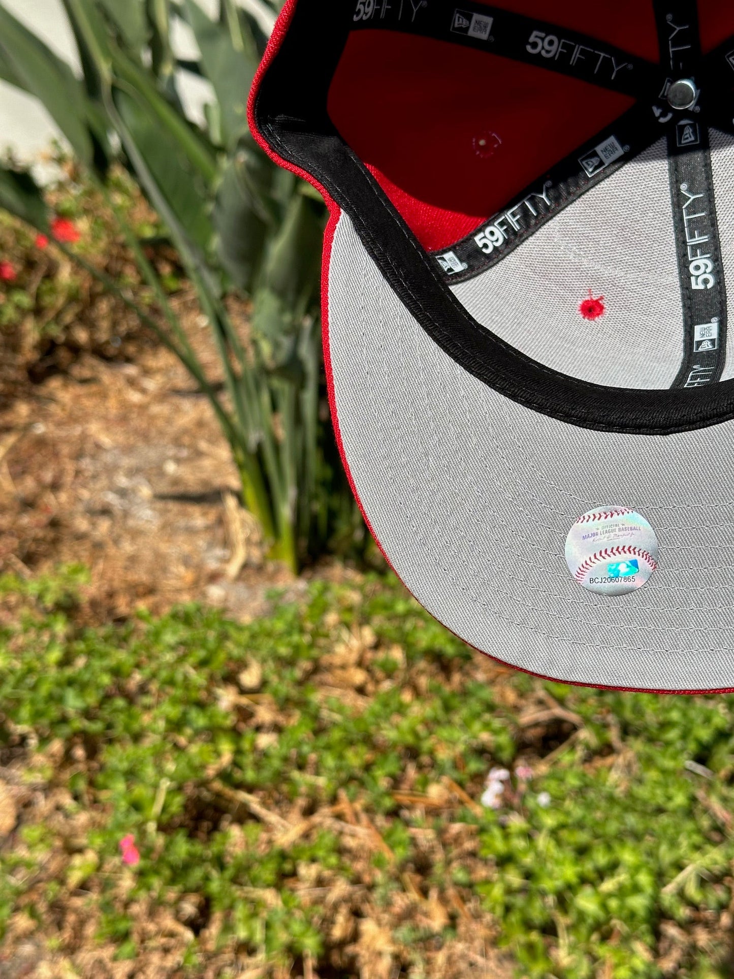 NEW ERA EXCLUSIVE 59FIFTY RED LOS ANGELES DODGERS