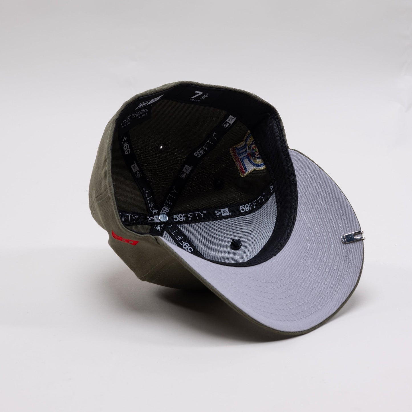 NEW ERA EXCLUSIVE 59FIFTY OLIVE GREEN "CHIVAS DE GUADALAJARA" W/ 115 ANNIVERSARY SIDE PATCH