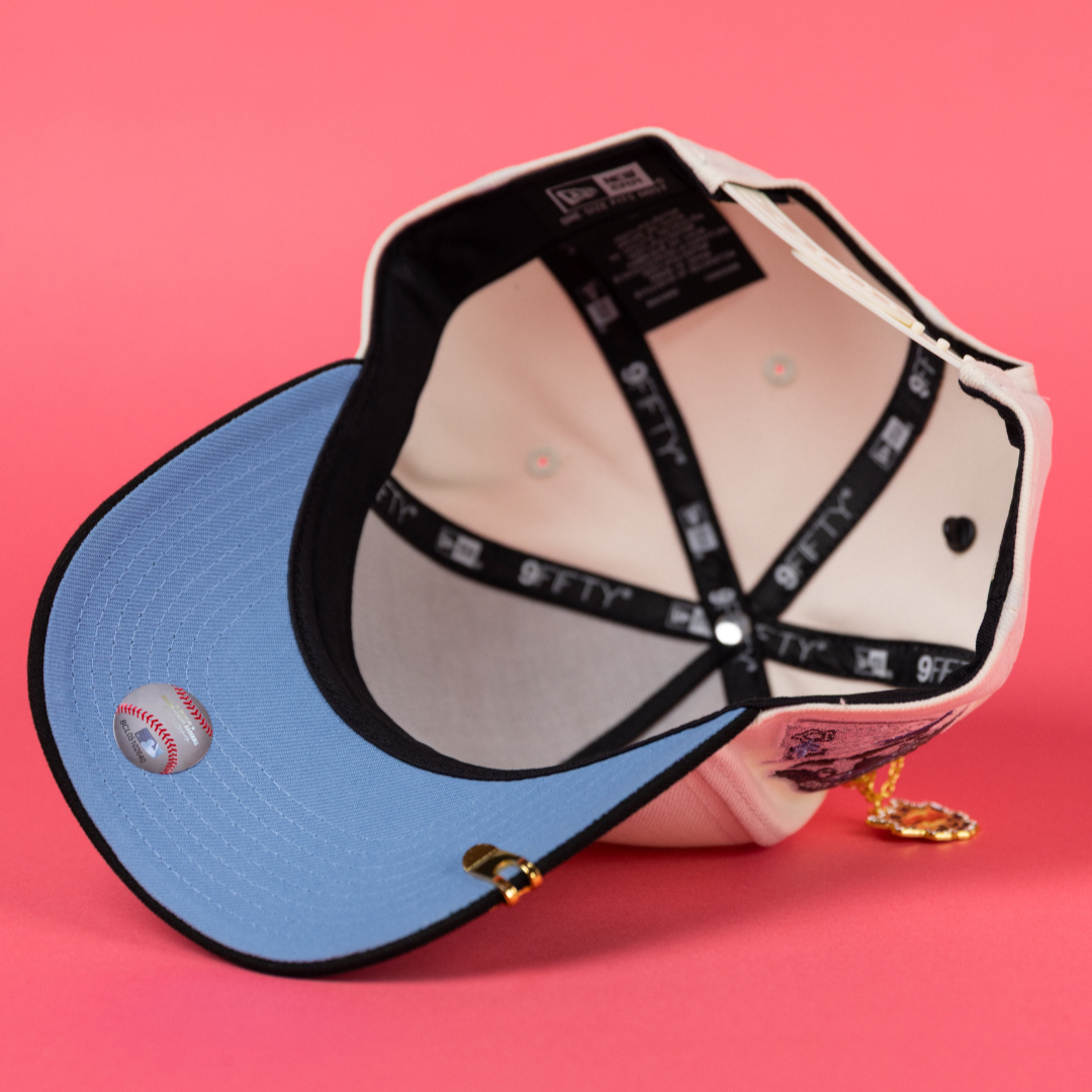 NEW ERA 9FIFTY A-FRAME CHROME/ BLACK PITTSBURGH PIRATES SNAPBACK W/ SIDE PATCH