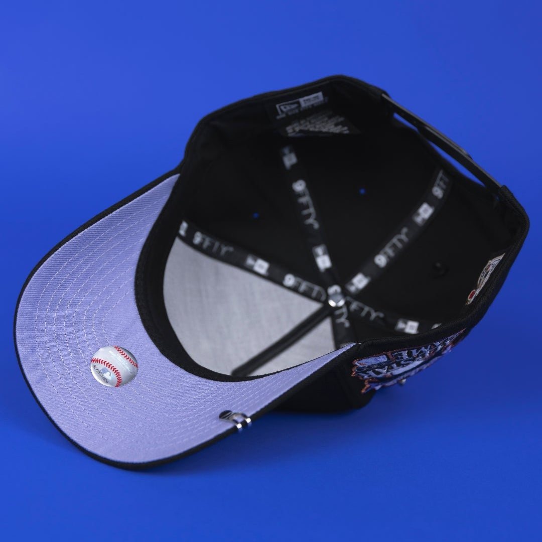 NEW ERA 9FIFTY A-FRAME BLACK ATLANTA BRAVES SNAPBACK W/ 2000 ALL STAR GAME SIDE PATCH