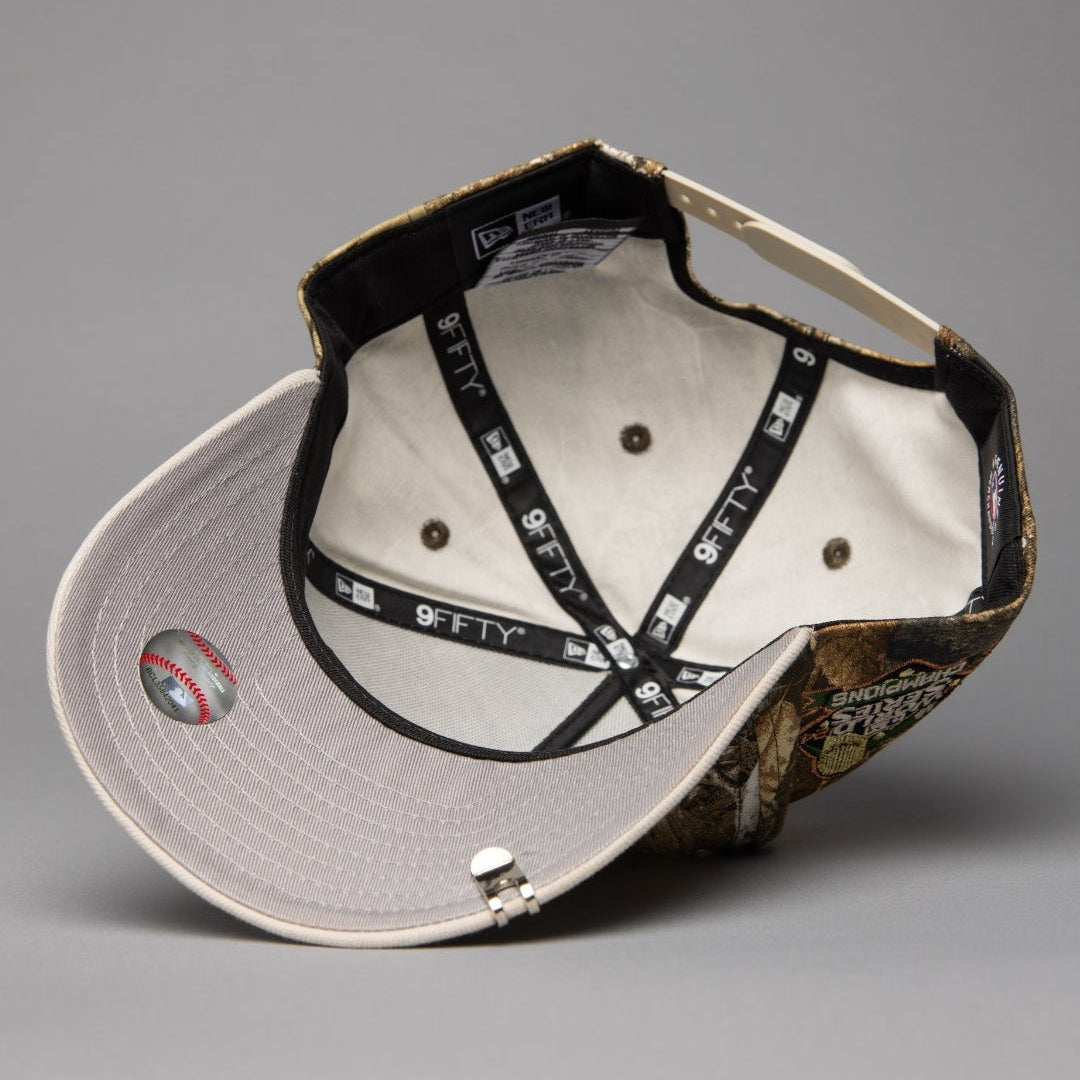 NEW ERA 9FIFTY A-FRAME REALTREE LOS ANGELES DODGERS W/ WORLD SERIES CHAMPIONS SIDE PATCH
