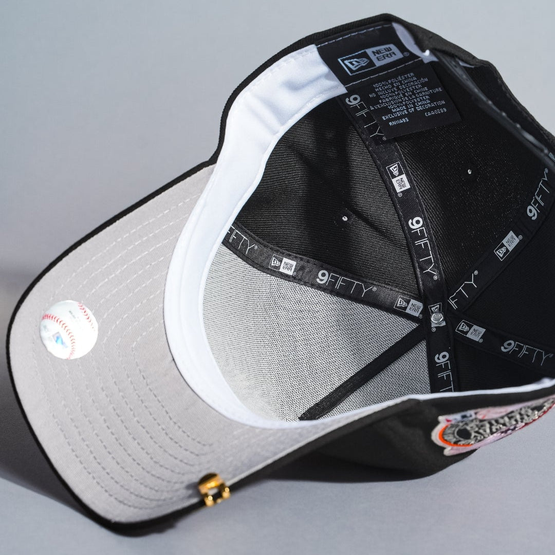 NEW ERA 9FIFTY A-FRAME BLACK NEW YORK YANKEES SNAPBACK W/ SUBWAY SERIES SIDE PATCH