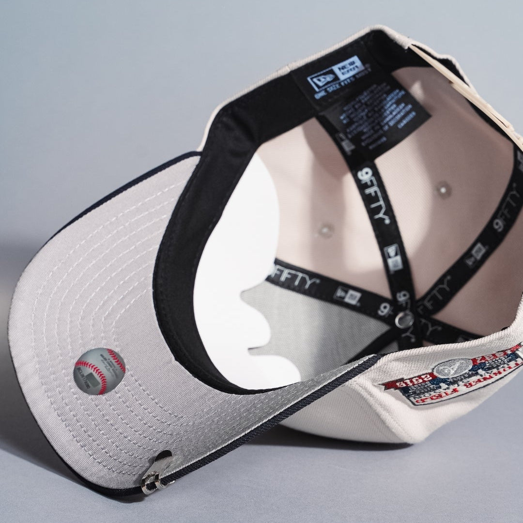 NEW ERA 9FIFTY A-FRAME SMOKE GREY ATLANTA BRAVES SNAPBACK W/ TURNER FIELD SIDE PATCH