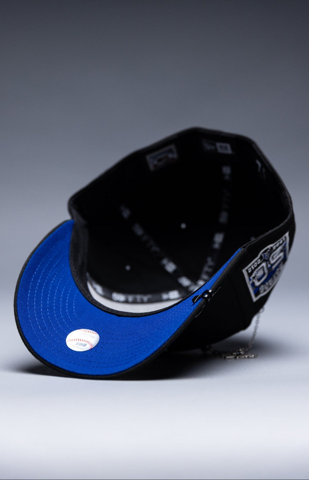 NEW ERA EXCLUSIVE 59FIFTY BLACK HOUSTON ASTROS W/ 50TH ANNIVERSARY SIDE PATCH