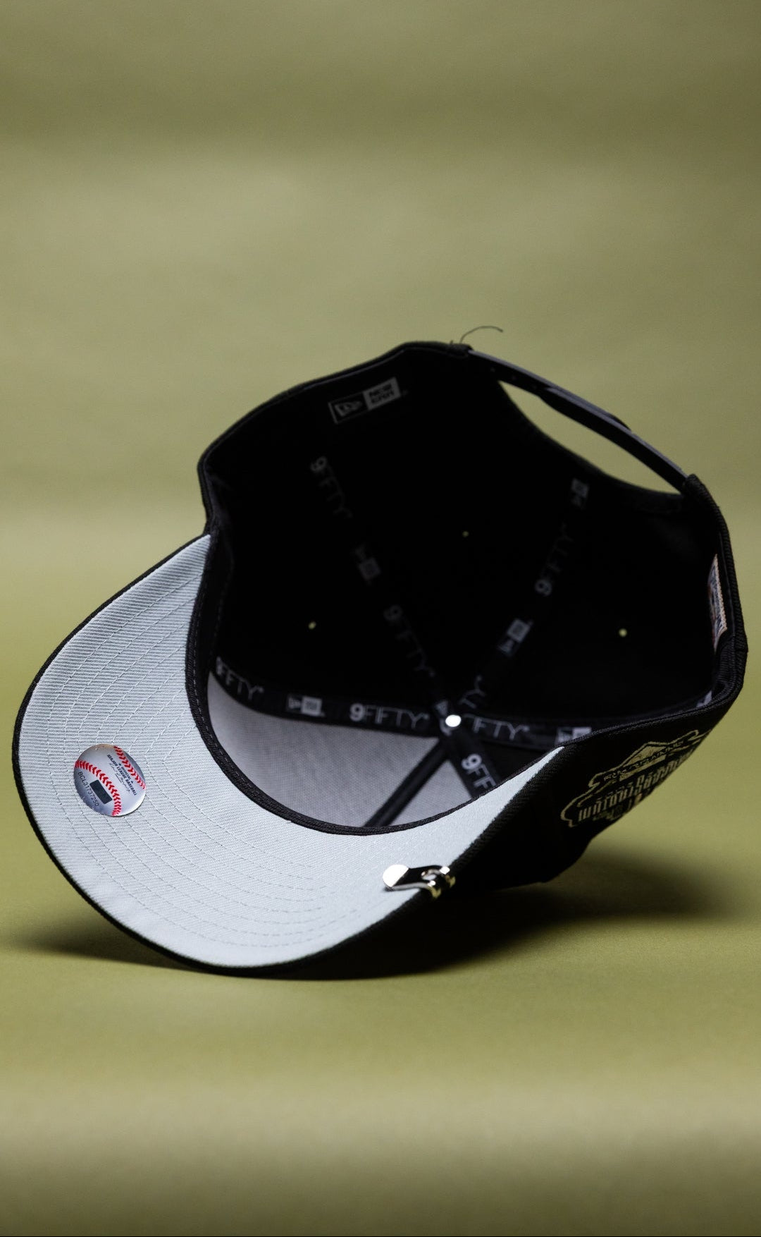 NEW ERA 9FIFTY A-FRAME BLACK LOS ANGELES DODGERS W/ 40TH ANNIVERSARY SIDE PATCH