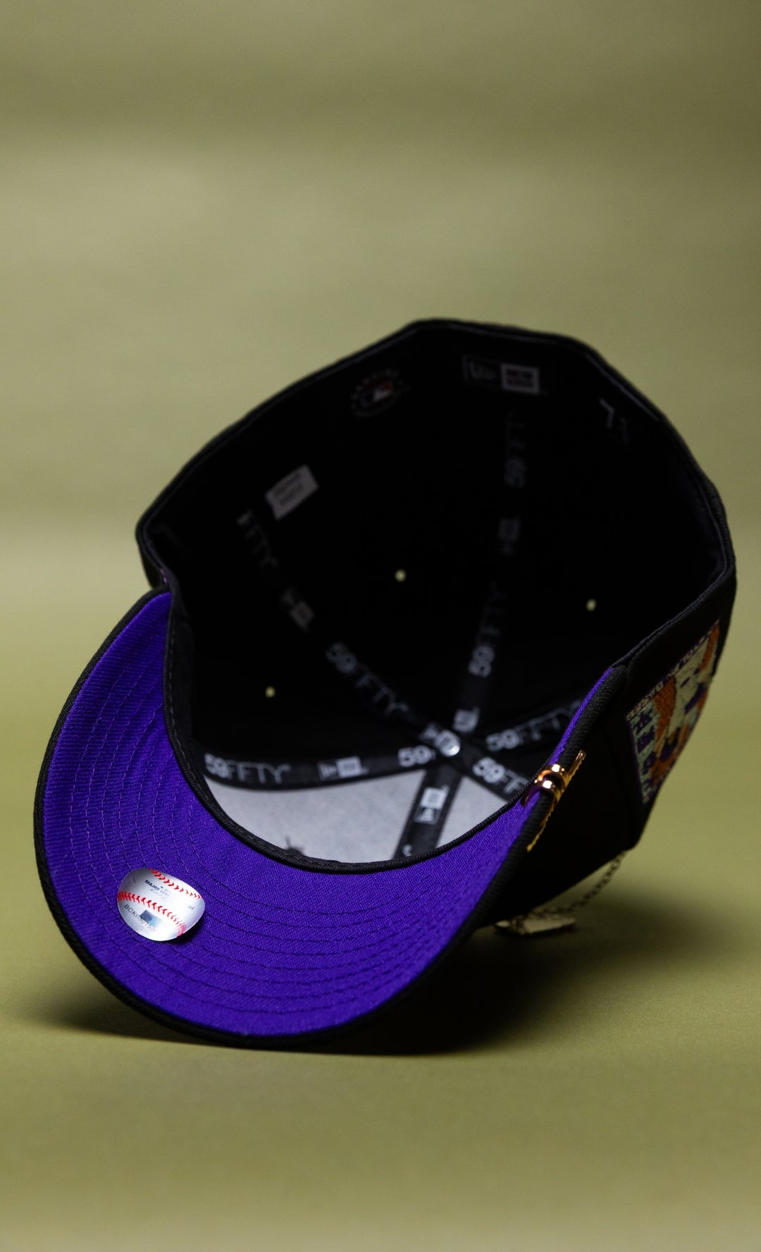 NEW ERA EXCLUSIVE 59FIFTY BLACK LOS ANGELES DODGERS W/ SHOHEI OHTANI 50-50 CLUB SIDE PATCH