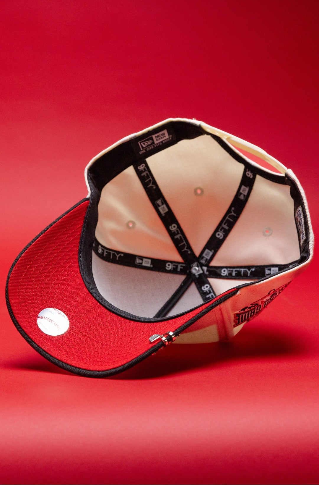 NEW ERA 9FIFTY A-FRAME CHROME/BLACK PHILADELPHIA PHILLIES SNAPBACK W/ 1996 ALL STAR GAME SIDE PATCH