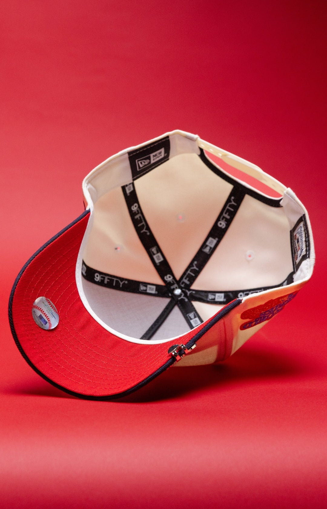 NEW ERA 9FIFTY A-FRAME CHROME/NAVY ST LOUIS CARDINALS SNAPBACK W/ 1982 WORLD SERIES SIDE PATCH