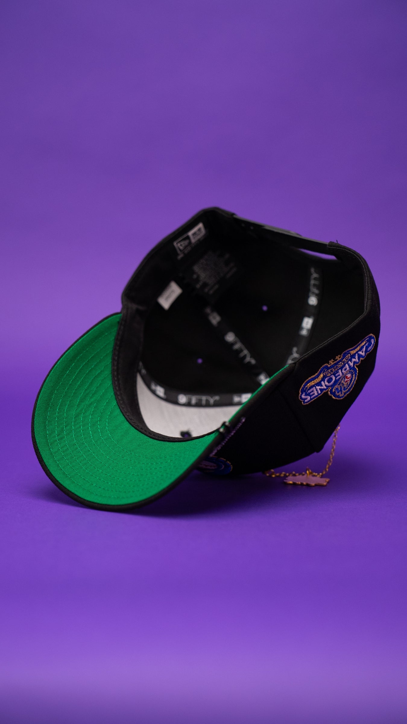 NEW ERA EXCLUSIVE 9FIFTY BLACK CHARROS DE JALISCO SNAPBACK W/ CAMPEONES SIDE PATCH