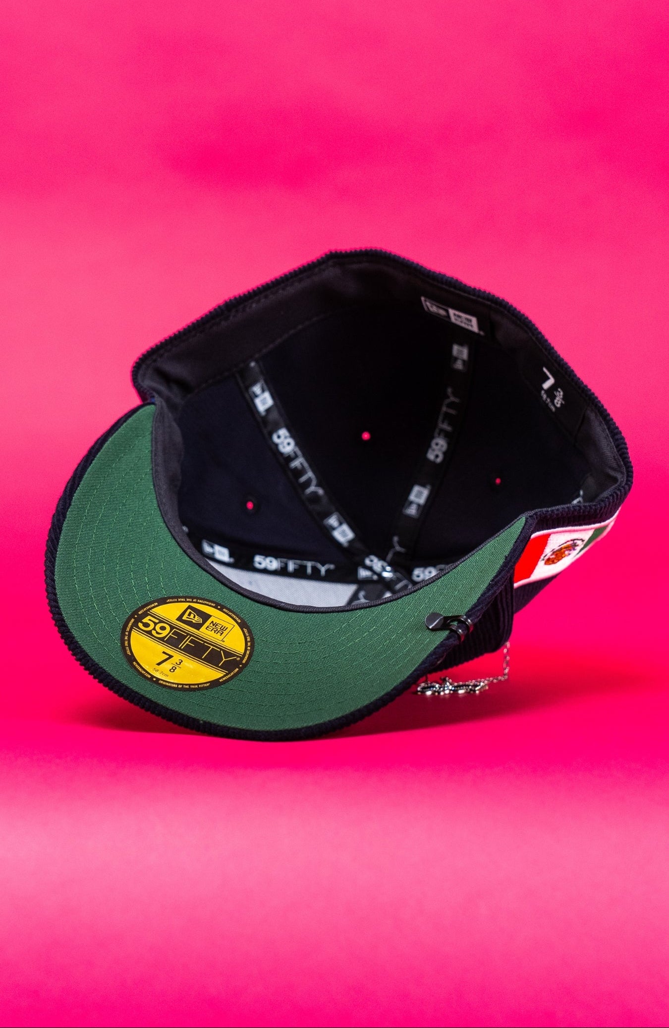 NEW ERA EXCLUSIVE 59FIFTY NAVY CORDUROY 2025 WBC MEXICO W/ MEXICO FLAG SIDE PATCH