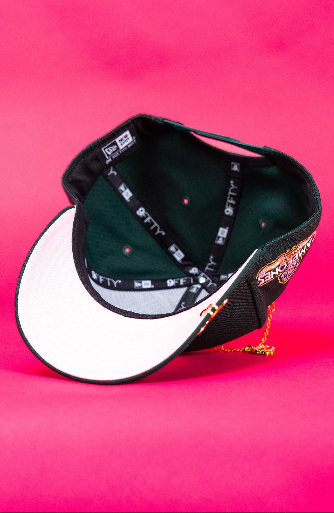 NEW ERA EXCLUSIVE 9FIFTY FOREST GREEN CHARROS DE JALISCO SNAPBACK W/ CAMPEONES SIDE PATCH