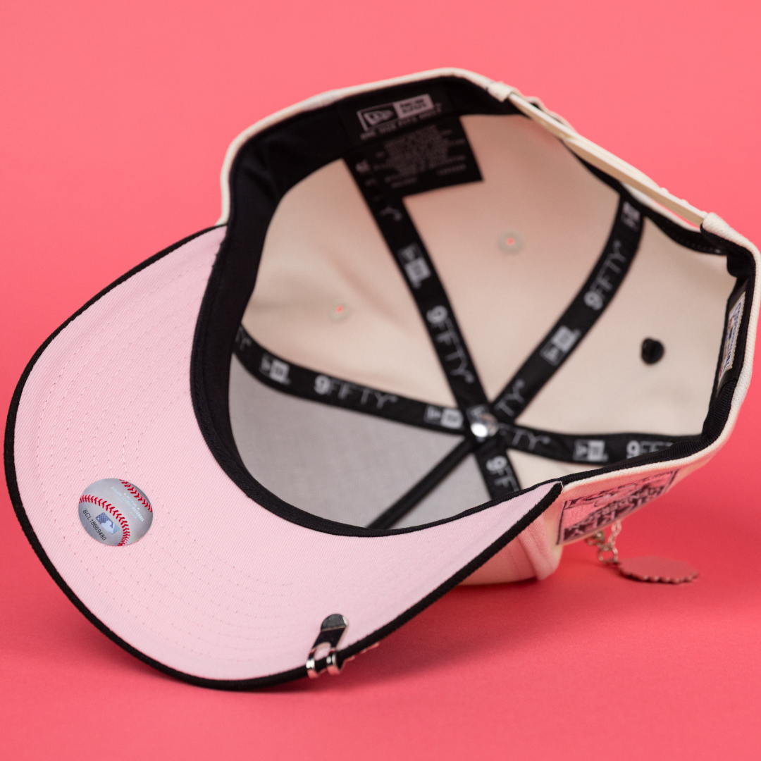 NEW ERA 9FIFTY A-FRAME CHROME/ BLACK OAKLAND A'S W/ RICKEY HENDERSON SIDE PATCH