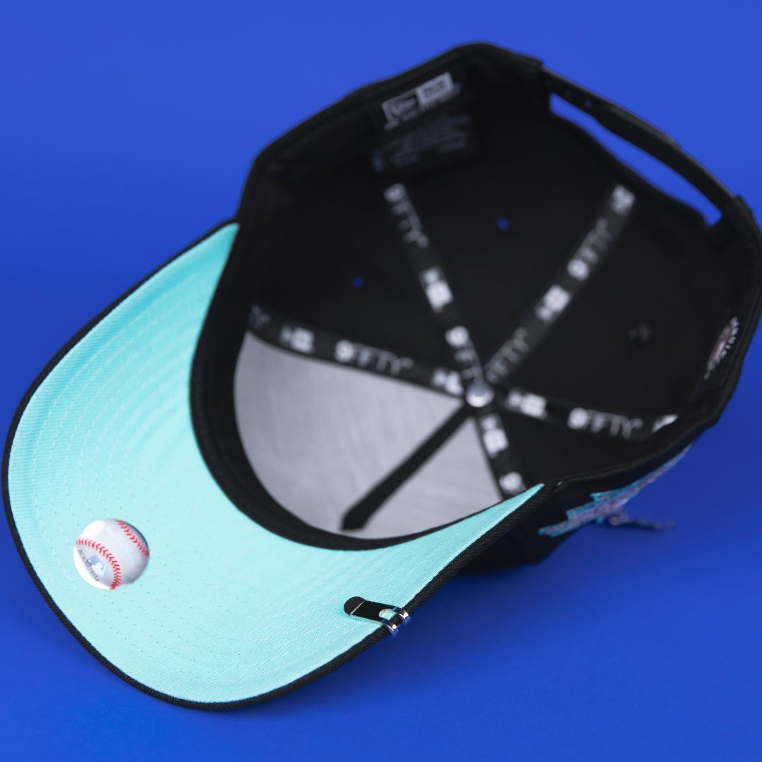 NEW ERA 9FIFTY A-FRAME BLACK ATLANTA BRAVES SNAPBACK W/ ALL STAR GAME SIDE PATCH