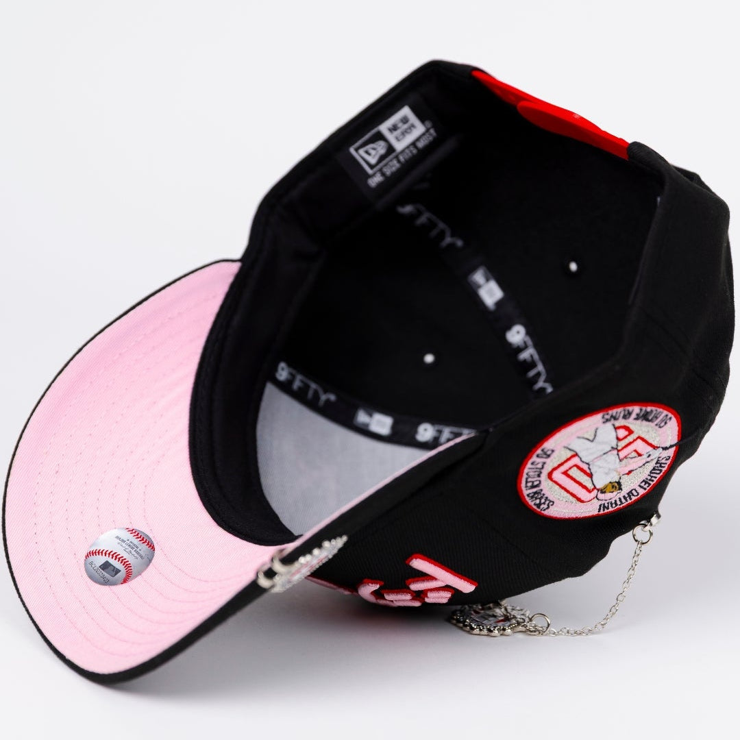 NEW ERA EXCLUSIVE 9FIFTY BLACK LOS ANGELES DODGERS SNAPBACK W/ JAPANESE SCRIPT + SHOHEI OHTANI SIDE PATCH
