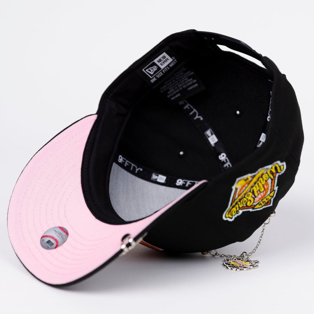 NEW ERA EXCLUSIVE 9FIFTY BLACK NEW YORK YANKEES SNAPBACK W/ 1996 WORLD SERIES SIDE PATCH