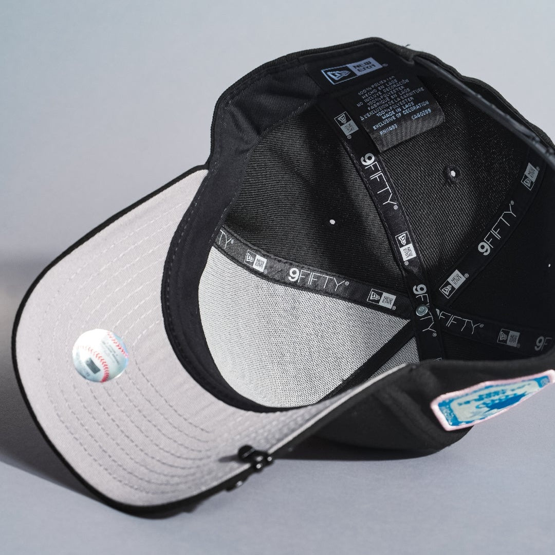NEW ERA 9FIFTY A-FRAME BLACK LOS ANGELES DODGERS SNAPBACK W/ 1984 OLYMPIC SIDE PATCH