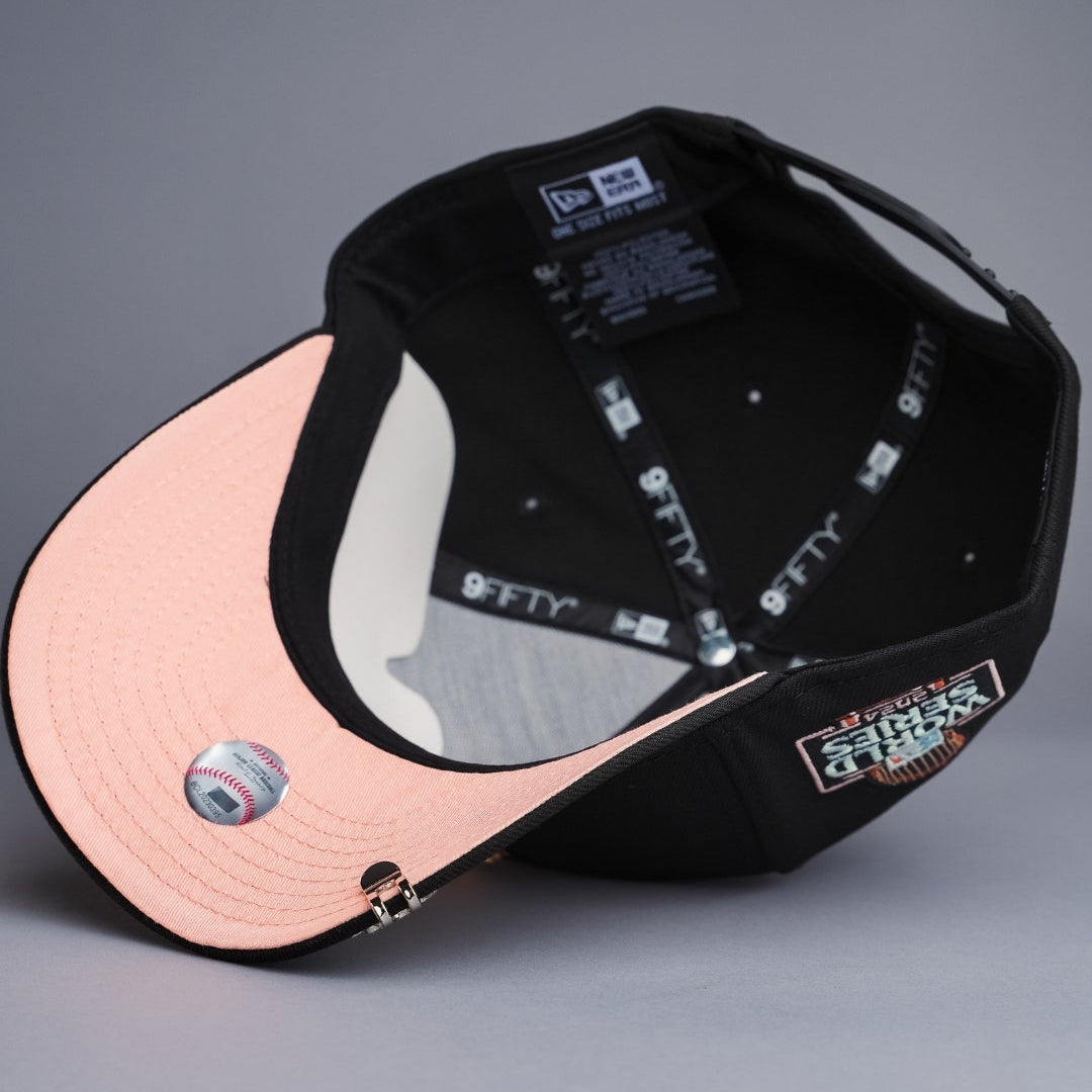 NEW ERA 9FIFTY A-FRAME BLACK NEW YORK YANKEES SNAPBACK W/ 2024 WORLD SERIES SIDE PATCH
