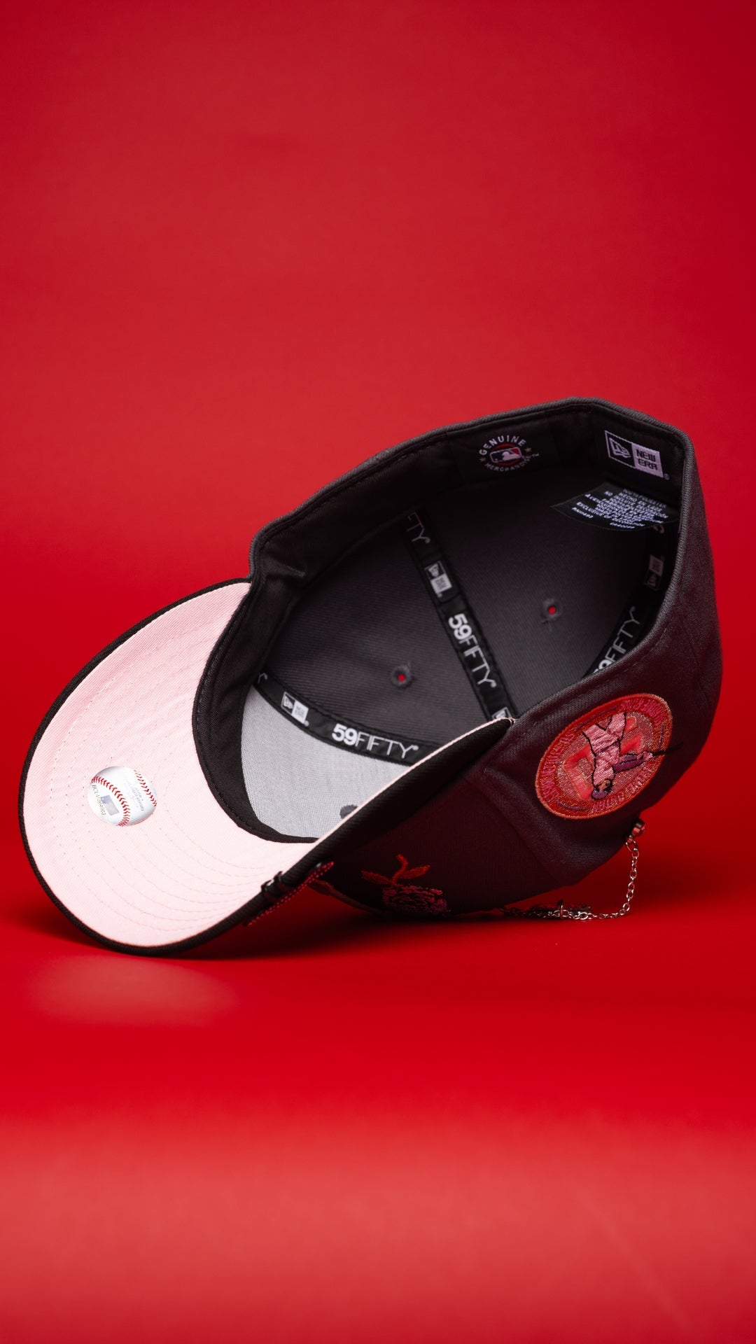 NEW ERA EXCLUSIVE 59FIFTY GREY/BLACK LOS ANGELES DODGERS W/ BURNT ROSES + SHOHEI OHTANI SIDE PATCH