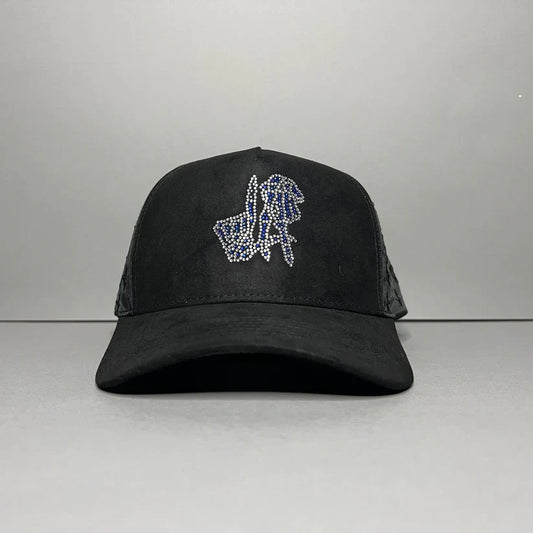 DANDY HATS LA BLUE CRYSTAL MONOGRAM