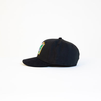 NEW ERA 59FIFTY BLACK/ CORDUROY ANAHEIM ANGELS W/ 40TH ANNIVERSARY SIDE PATCH