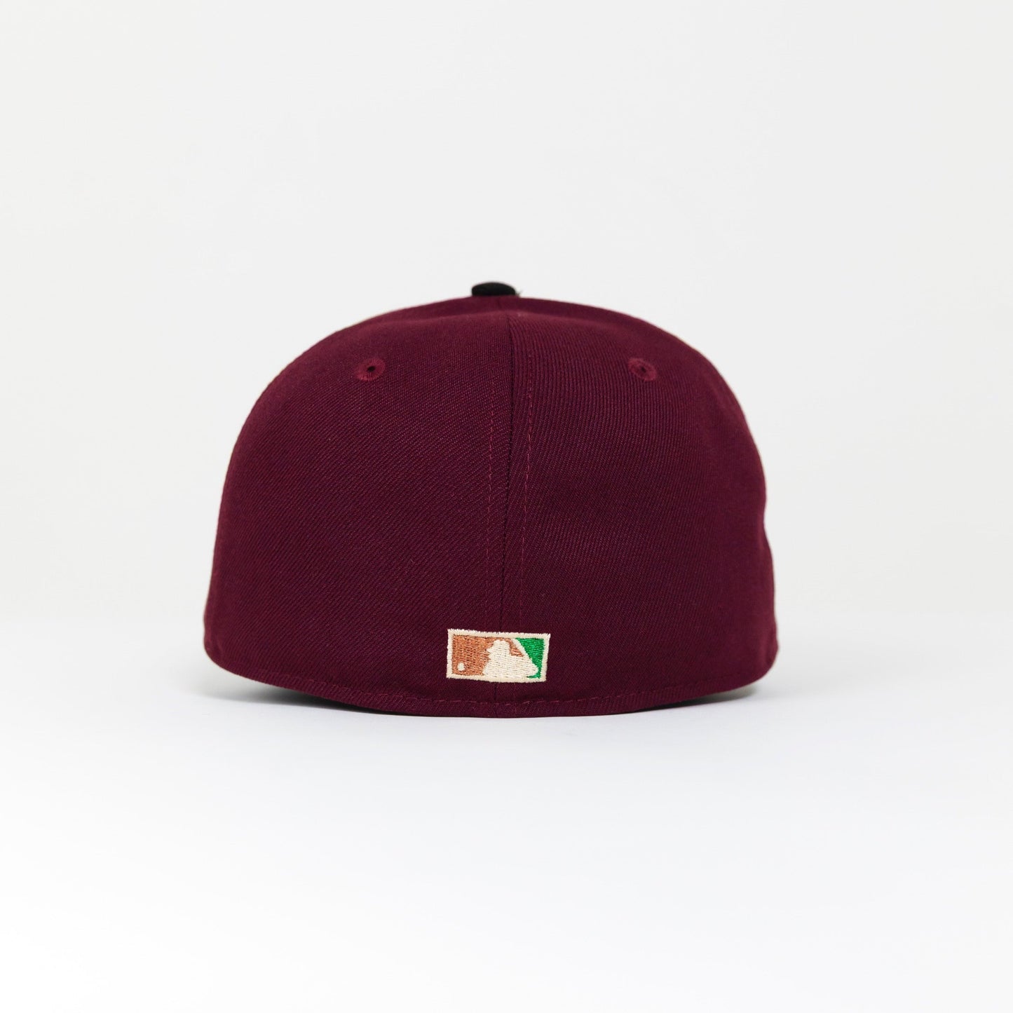NEW ERA EXCLUSIVE 59FIFTY MAROON/ BLACK NEW YORK YANKEES SCRIPT W/ 1949 WORLD SERIES SIDE PATCH