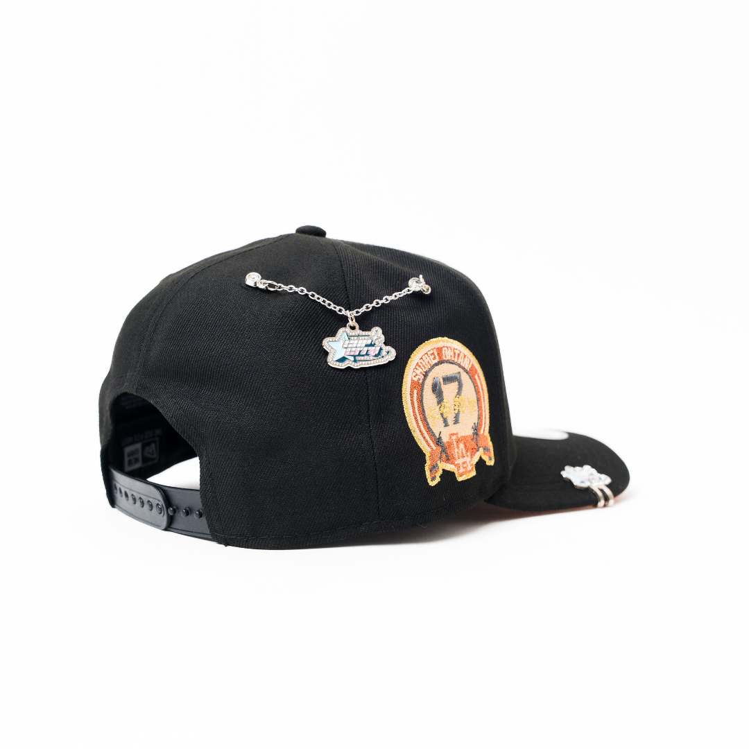 NEW ERA 9FIFTY A-FRAME BLACK LOS ANGELES DODGERS SNAPBACK W/ SHOHEI OHTANI SIDE PATCH