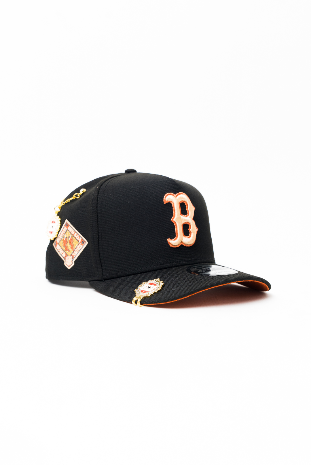NEW ERA 9FIFTY A-FRAME BLACK BOSTON RED SOX SNAPBACK W/ 1912 WORLD SERIES SIDE PATCH