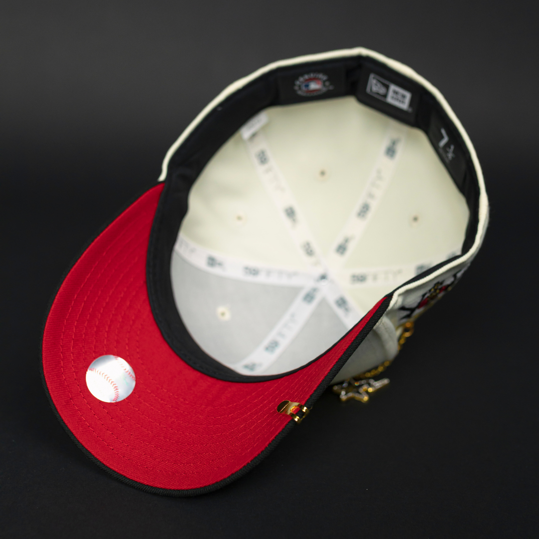 NEW ERA EXCLUSIVE 59FIFTY CHROME/ BLACK LOS ANGELES DODGERS W/ SHOHEI OHTANI SIDE PATCH