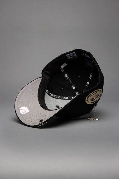 NEW ERA EXCLUSIVE 59FIFTY BLACK PHILADELPHIA PHILLIES W/ VETERANS STADIUM SIDE PATCH
