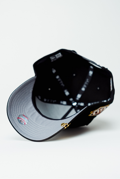 NEW ERA 9FIFTY A-FRAME BLACK SAN FRANCISCO GIANTS SNAPBACK W/ 60TH ANNIVERSARY SIDE PATCH
