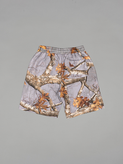 CAP CITY X SHORELINE MAFIA GREY CAMO SHORTS - UNISEX