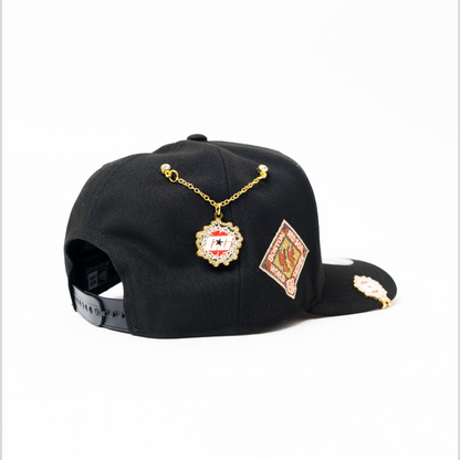 NEW ERA 9FIFTY A-FRAME BLACK BOSTON RED SOX SNAPBACK W/ 1912 WORLD SERIES SIDE PATCH