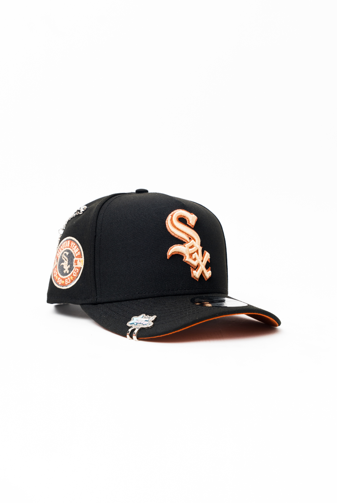 NEW ERA 9FIFTY A-FRAME BLACK CHICAGO WHITE SOX SNAPBACK W/ ALL STAR YEARS SIDE PATCH